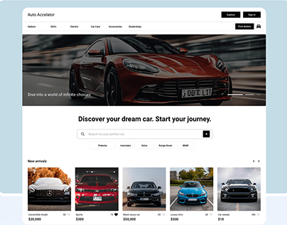 Auto or Car Dealers Site
