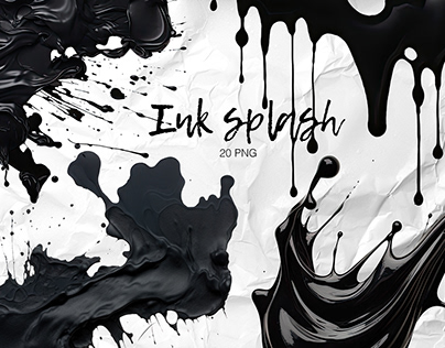 Ink splash