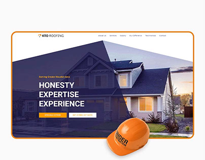 KTO Roofing Website