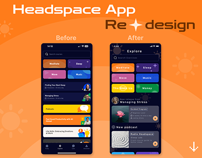 Headspace App ReDesign