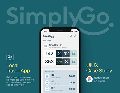 SimplyGo Redesign — UXUI Case Study