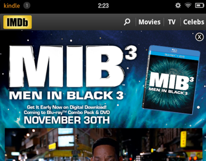 MIB3 Customized Title Page, Kindle Fire, Megatab