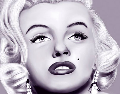 Digital Illustration: Marilyn Monroe Portrait