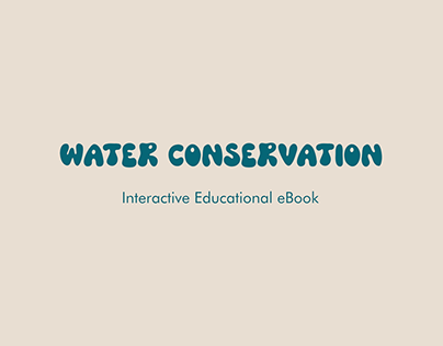 Water Conservation, Interactive Educational eBook