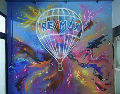 Mural for Remax. Hurlingham, Argentina.