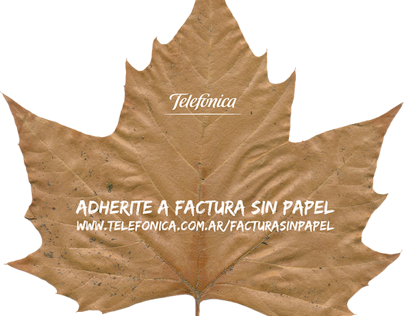 Telefónica-Factura sin papel/ Paperless Invoice