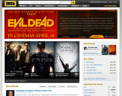 Evil Dead Billboard UK Theatrical Release for IMDb