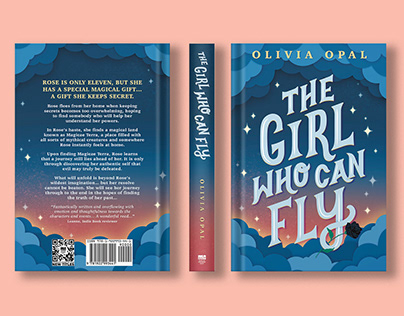 Project thumbnail - Middle Grade Fantasy Cover - The Girl Who Can Fly