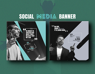 Public Speaker Social Medai Banner Design | Web Banner