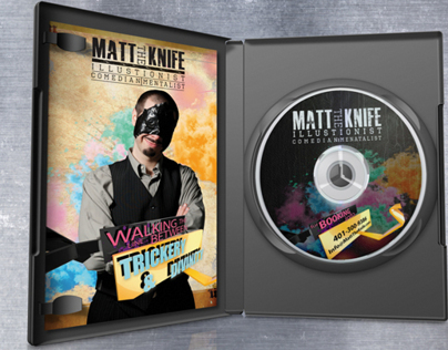 Matt the Knife - Promotional DVD Booklet and Label