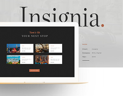 insignia concierge london-app-corporate-site-design