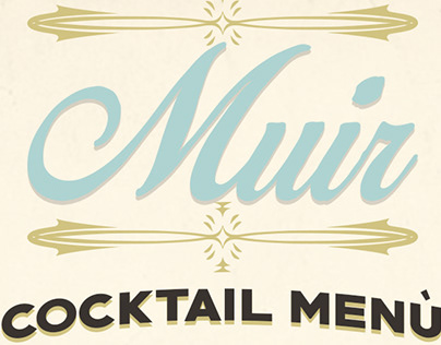 Muir Cocktail Menù