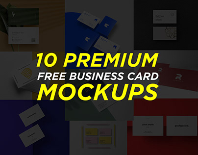 Business Card Mockup PSD File | Free Download VOL1