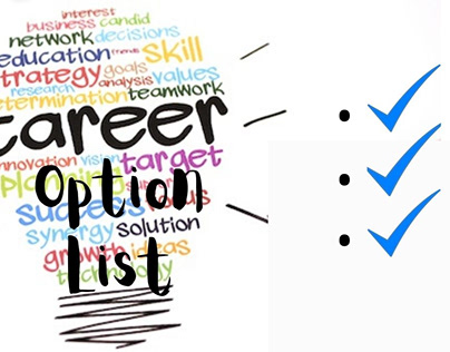 Make A List Of Potential Career Option