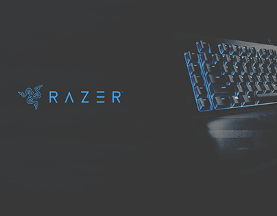 Blue Themed Razer Chroma v2 Advertise