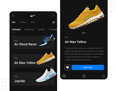 Nike Mobile App Concept