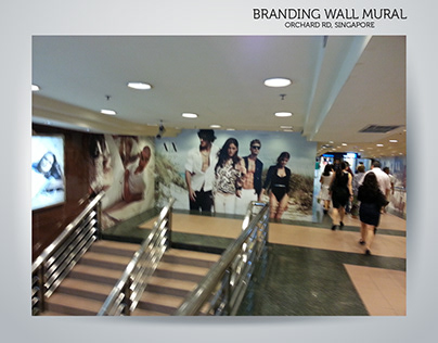 Branding Wall Mural, Singapore