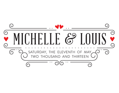 M&L Wedding Logo