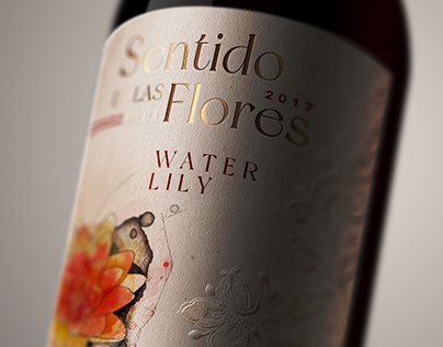 Sentido de las Flores. Wine Label Design