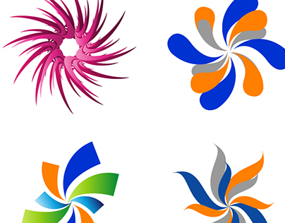 Spiral logo set