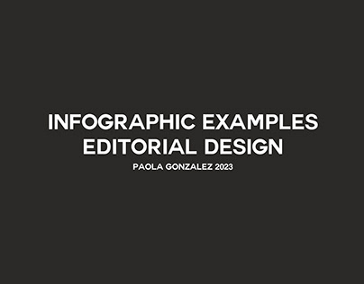 Editorial design - Infographic examples