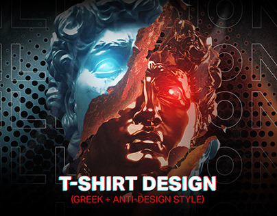T-Shirt Design | Greek + Anti-Design Style