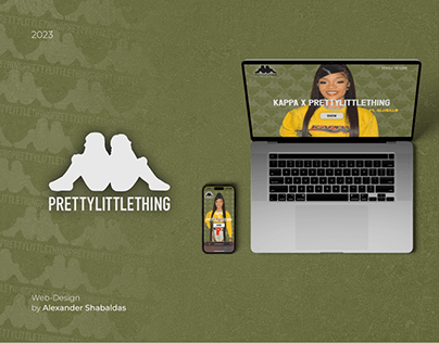 Kappa X Prettylittlething collection promo-site