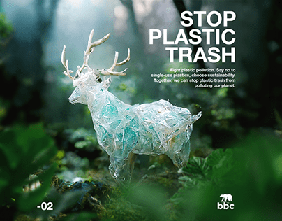 Stop Plastic Trash (Photo manipulation)