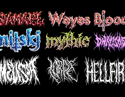Metal Logotype Compilation