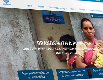 Unilever.com Responsive Site Design