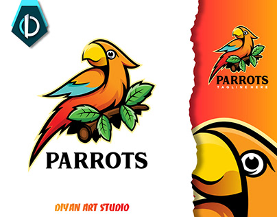 parrots logo design