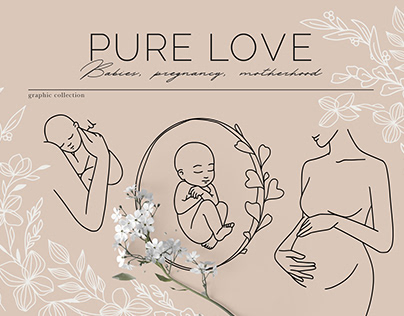 Pure Love. Line Art Collection
