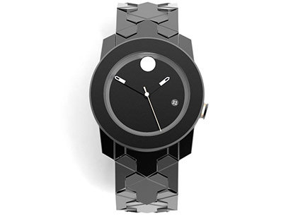 Design Study for Movado Steel Case and Band
