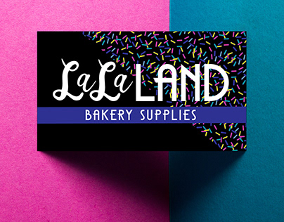 LaLa Land Bakery Supplies Branding