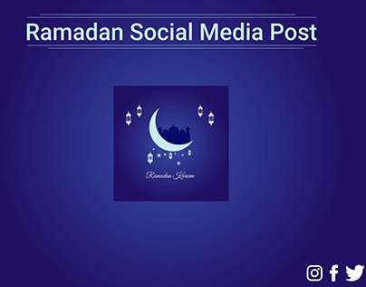 Ramadan Social Media Post