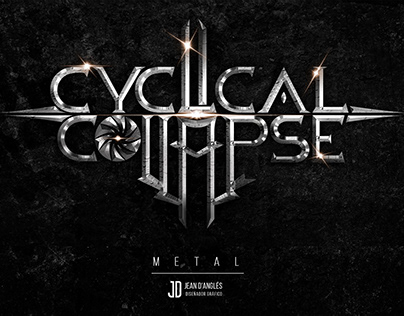 LOGOTIPO Y MERCHANDISING - BAND CYCLICAL COLLAPSE
