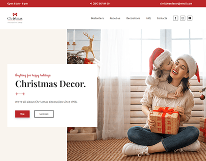 Christmas Website Template