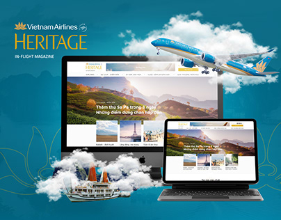 Website Vietnam Airlines Heritage