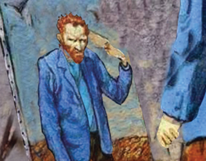 Moving paintings by artist Van Gogh
