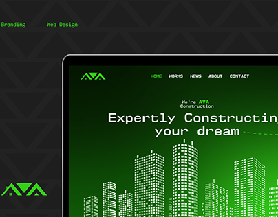 AVA Construction | Brand Identity | Web Design