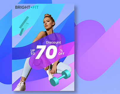 Project thumbnail - BrightFit Social Media Showreel and Poster