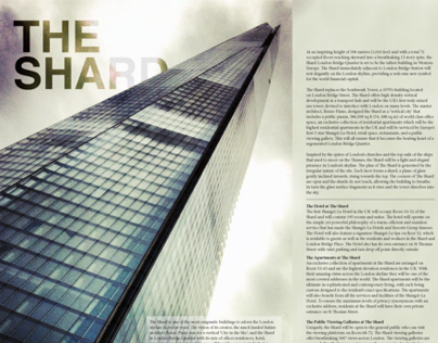 The Shard Double page spread for Edge magazine