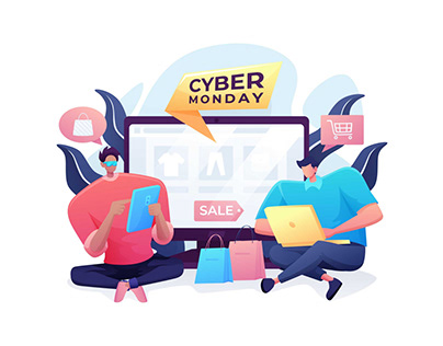 Cyber Monday Illustration