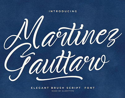 Martinez Gauttaro - Elegant Brush Script Font