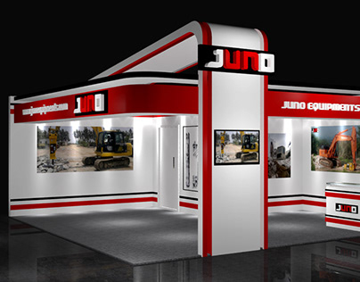 Juno Equipment Exhibition Stall 3D Design