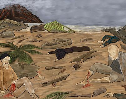 Krakatoa Illustration
