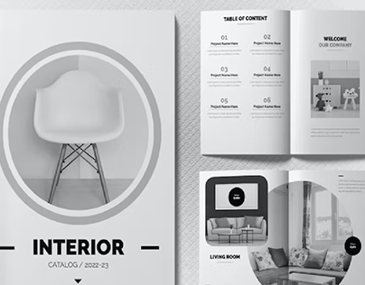 Interior Design Catalog Layout