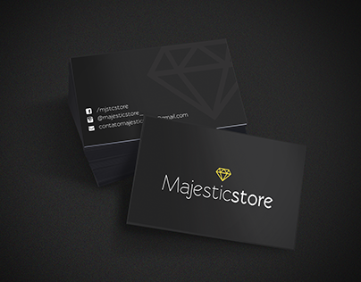 Majestic Store | Logo e Cartão de Visitas