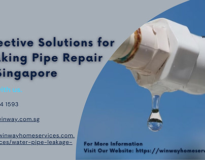 Effective Solutions for Leaking Pipe Repair Singapore