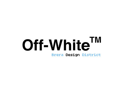 Off-White × Brera Design District T-Shirt (Concept)